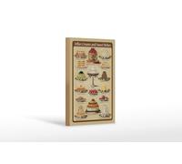 Femer Placa de madera para hornear 12 x 18 cm Jellies Creams and sweet dishes Pastel Variations