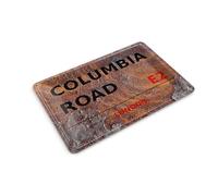 Femer Postal de chapa de Londres 14 x 10 cm Columbia Road E2 Metal Decoración Cartel