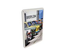 Femer Postal de chapa de viaje, 10 x 14 cm, Berlín, Alemania, cartel decorativo