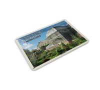 Femer Postal de chapa de viaje, 14 x 10 cm, diseño de Nantes Francia, jardín de los planes