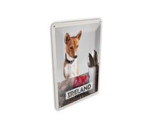 Femer Tarjeta postal de chapa de viaje, 10 x 14 cm, Irlanda Europa, cartel decorativo