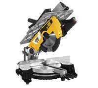 FEMI JOB LINE FM-TR100 - Ingletadora 2000W - 305mm - Madera y Aluminio - Mesa Superior - Cabezal Inclinable - Estructura de Aluminio Fundido - Bloqueo Auto-Centrante - Conexión para Aspirador - Empuñadura Ergonómica