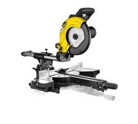 FEMI JOB LINE FM-TR1025B - Ingletadora Telescópica 2000W - Disco 255mm - Puntero Láser - Compacta y Portátil 14.5Kg - Mesa Giratoria Precisión - Gran Capacidad Corte Madera y Aluminio