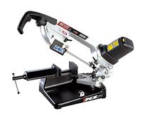 Femi Sierra de cinta para metal NG120XL, 1300 W, 230 V, varilla tope regulable, gris