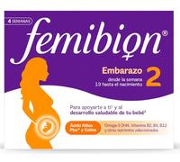 Femibion – Complemento nutricional embarazo 2, ácido fólico y vitaminas, 28 comp + 28 cápsulas