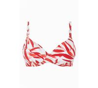 Femilet Sw Bra Tshirt Red Leaves Talla: F70 | Bikinis Outlet | Mujer | Rojo