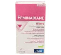 Feminabiane Hierro Complejo de Alta Biodisponibilidad Guanylor (60 Cápsulas) - PiLeJe Suplemento Especializado para la Mujer contra el Cansancio y Anemia