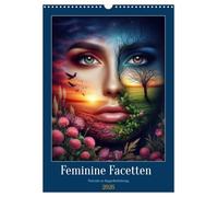 Feminine Facetten - Portraits in Doppelbelichtung (Wandkalender 2026 DIN A3 hoch), CALVENDO Monatskalender: Kompositionen, die Stärke, Anmut und Individualität der Frauen in unserem Leben zelebrieren