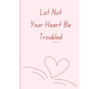 Feminine Gifting Journal With Presentation Page: With John 14:1 (KJV) Let Not Your Heart Be Troubled on the front & back.
