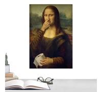 Feminine Wall Decor - Póster de pintura al óleo femenina | Cover Nose Design Retro Wall Painting,for Living Room, Hotel, Dorm, Home, Apartment