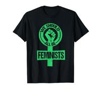 Feminismo de Igualdad de Derechos Todos deberíamos ser Feministas Camiseta gráfica económica
