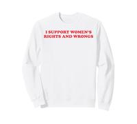 Feminismo Feminista Divertido Apoyo los Derechos y los Errores de Las Mujeres Sudadera