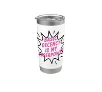 Feminismo feminista radicalizado por decenio básico Vaso térmico de acero inoxidable de doble pared