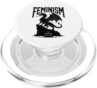 Feminismo Gótico Dragón Oscuro Fantasía Empoderamiento Fuer PopSockets PopGrip para MagSafe
