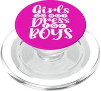 Feminismo Las niñas no se Visten para niños Feminista PopSockets PopGrip para MagSafe
