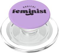 Feminismo Radical, tipografía de declaración mínima PopSockets PopGrip para MagSafe