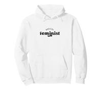 Feminismo Radical, tipografía de declaración mínima Sudadera con Capucha