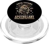 Feminismo vintage Aqua Tofana Apothecary Funny Feminist PopSockets PopGrip para MagSafe