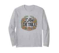 Feminist Decenter Men Womens Right Girl Power I Am The Table Manga Larga