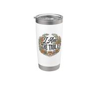 Feminist Decenter Men Womens Right Girl Power I Am The Table Vaso térmico de acero inoxidable de doble pared