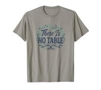 Feminist Decenter Men Womens Right Girls There Is No Table Camiseta
