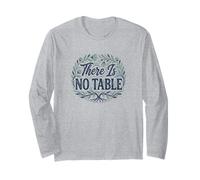 Feminist Decenter Men Womens Right Girls There Is No Table Manga Larga