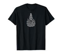 Feminist Witch Burning - Burning Fire - 1600s Style Outline Camiseta
