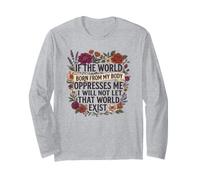 Feminist Womens Rights The World Born from My Body Oppresses Manga Larga