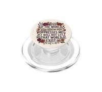 Feminist Womens Rights The World Born from My Body Oppresses PopSockets PopGrip para MagSafe
