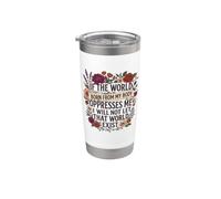 Feminist Womens Rights The World Born From My Body Oppresses Vaso térmico de acero inoxidable de doble pared
