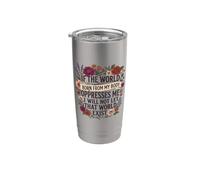 Feminist Womens Rights The World Born From My Body Oppresses Vaso térmico de acero inoxidable de doble pared