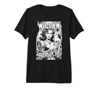 Feminista Bruja Despedida Patriarcado Wiccan Funny Magazine Camiseta Premium