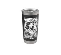 Feminista Bruja Despedida Patriarcado Wiccan Funny Magazine Vaso térmico de acero inoxidable de doble pared