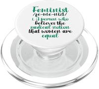 Feminista cree Que la noción Radical de Las Mujeres es Igual a Feminista PopSockets PopGrip para MagSafe