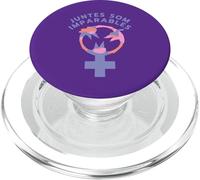 Feminista Día de la Mujer, 8 Marzo, Juntes Som Imparables PopSockets PopGrip para MagSafe