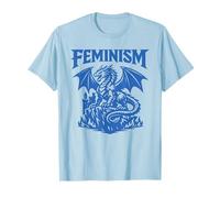 Feminista Dragón Feminismo Fantasía Empoderamiento Diseño Gráfico Camiseta