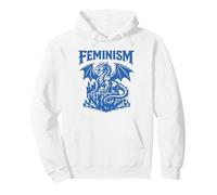 Feminista Dragón Feminismo Fantasía Empoderamiento Diseño Gráfico Sudadera con Capucha