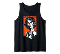 Feminista Enojado No Divertido Feminismo Divertido Mujer Pop Art Camiseta sin Mangas
