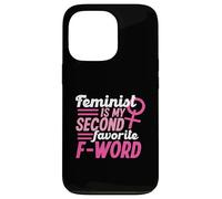 Feminista es mi segunda palabra F favorita Carcasa para iPhone 13 Pro