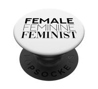 Feminista Feminista Feminista (Declaración de Feminismo) PopSockets PopGrip Adhesivo