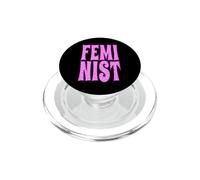 Feminista Feminista Género Símbolo Igualdad Feminismo Patrón Rosa PopSockets PopGrip para MagSafe