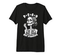 Feminista Halloween Muerta Pero Impresionante Mujer Zombi gótica Camiseta Premium