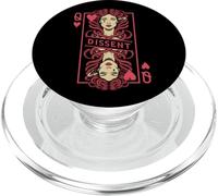 Feminista Medusa Queen of Hearts Dissent Vintage Jugando Card PopSockets PopGrip para MagSafe
