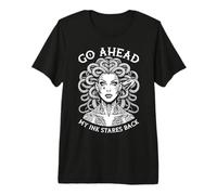 Feminista Medusa Tatuaje Tintado Divertido Mi Tinta Mira Atrás Camiseta Premium
