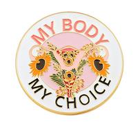 Feminista Para La Protección Del Útero Broche Sombreros Botón Pinback Pin De Solapa Enfermera Mujeres Niñas Graduación Estudiante Gi Pin Feminista