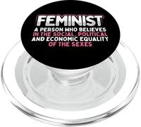 Feminista Social Política Igualdad Económica Sexos Feminismo PopSockets PopGrip para MagSafe