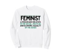 Feminista Social Política Igualdad Económica Sexos Feminismo Sudadera