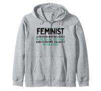 Feminista Social Política Igualdad Económica Sexos Feminismo Sudadera con Capucha