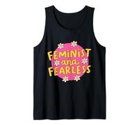 Feminista y Valiente Camiseta sin Mangas