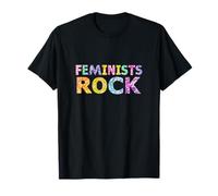 Feministas Rock derechos de las mujeres igualdad salarial justicia vs sexismo Camiseta